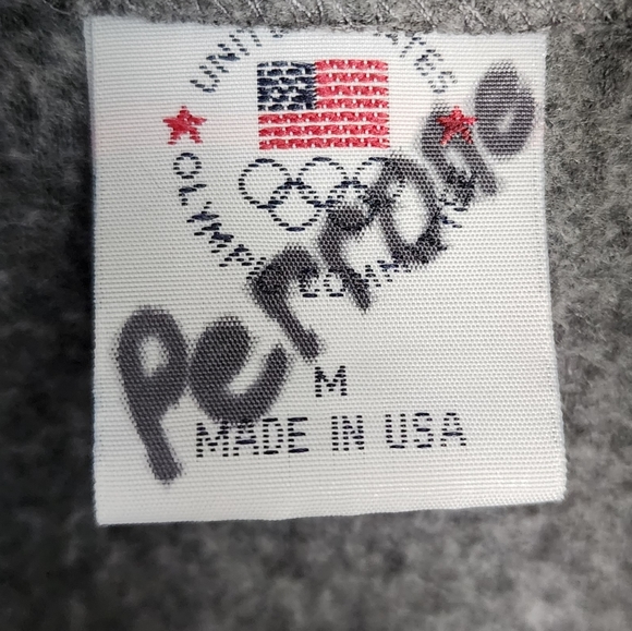 USA Olympic Committee Gray Fleece Zip Up Vest, Sz M - Picture 6 of 8